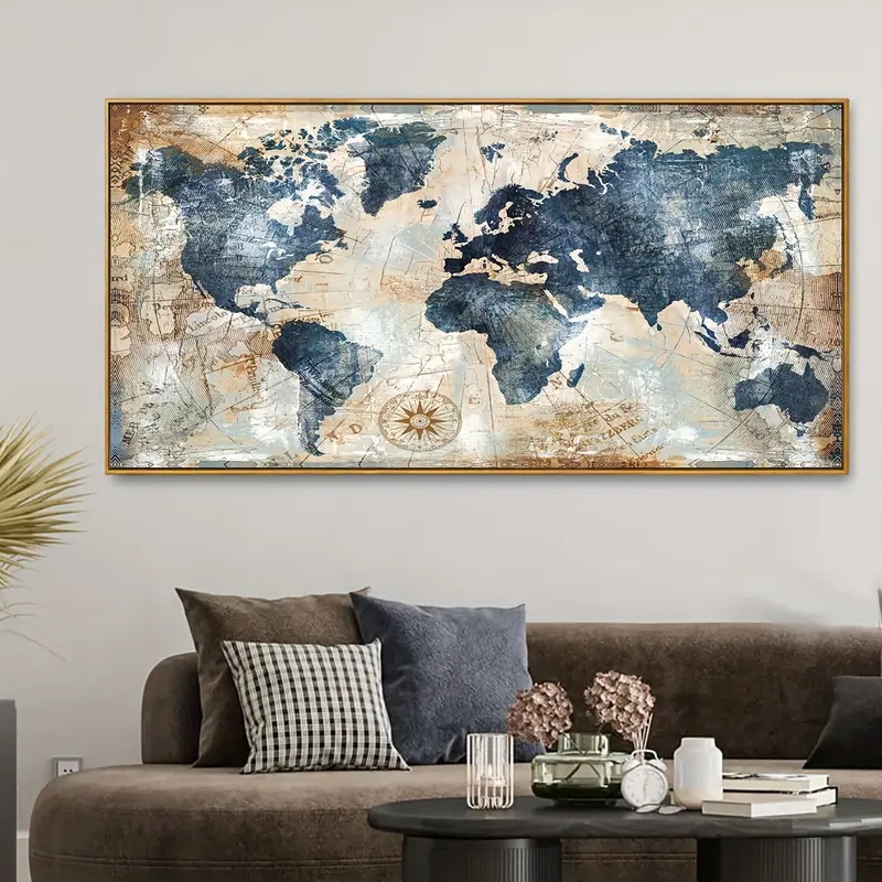 Star Map Poster - 1szt Plakat na Płótnie Vintage Art