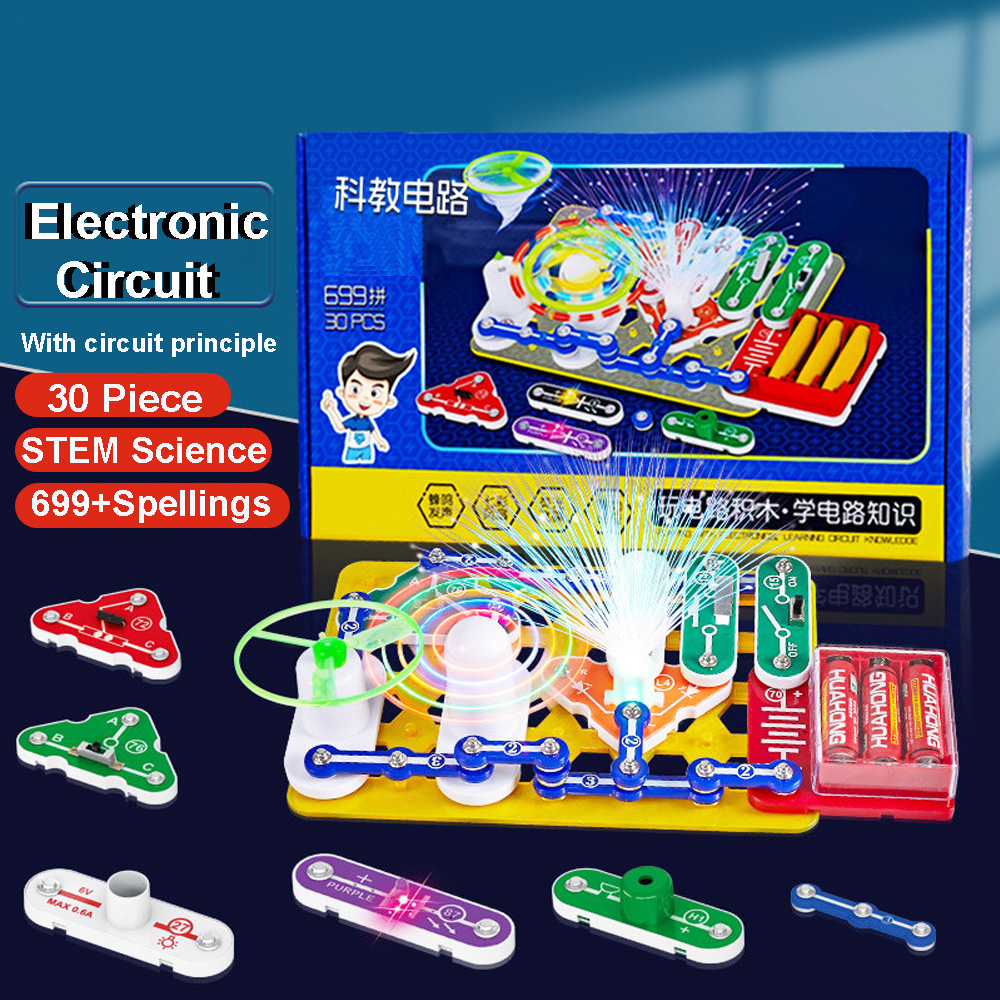 Circuit Snap Kit - Zestawy do eksperymentów naukowych dla dzieci,