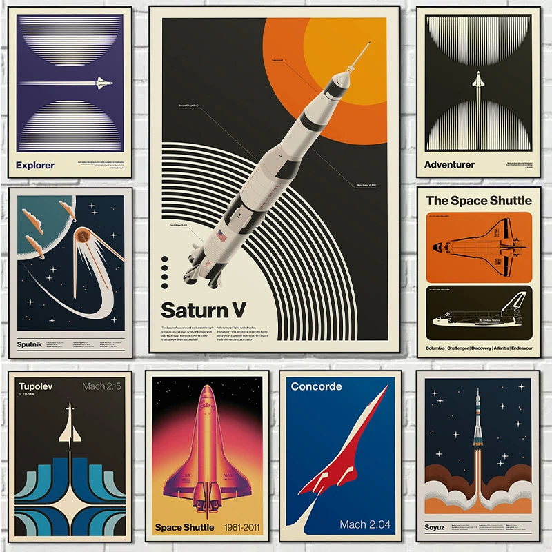 Retro Abstrakcyjne Kosmiczne S – Star Map Poster recenzja i cena