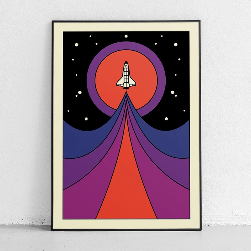 Retro Abstrakcyjne Kosmiczne S – Star Map Poster recenzja i cena
